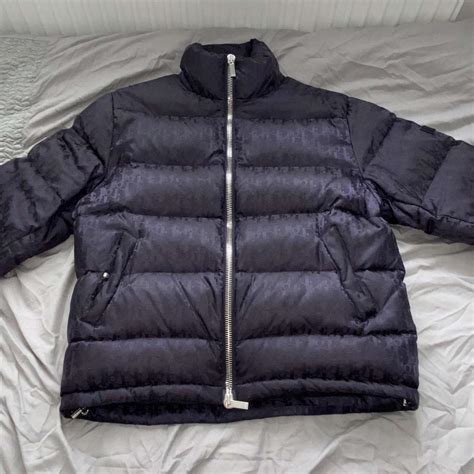 dior puffer jacket weiß|dior puffer jacket navy.